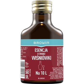 Browin вишневый ликерный экстракт 404545, 100 мл, для приготовления 10 Л напитка, стандартная линия (404545)