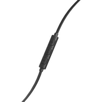 Hama Austiņas 00184137, 14g, Melna, 105dB/mW, Vadu, 32Ω, 1.2m, Ausu ieliktņi, Atbildēšanas poga, 20Hz-20KHz, Iebūvēts mikrofons (00184137)