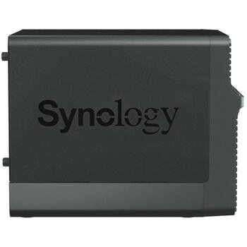 Synology NAS система DS423, Realtek RTD1619B, 2 RJ45, 2 USB 3.2, 2 ГБ памяти, EXT4, 4 отсека для дисков, 32.41 Вт (DS423)