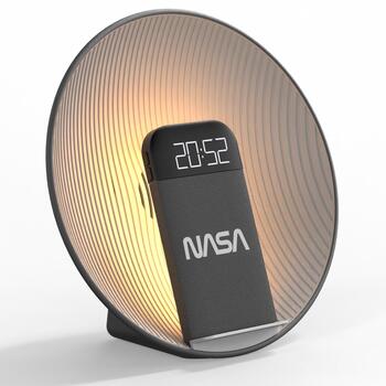 Nasa Bluetooth Динамик/Будильник/SPC600, 5W, Qi 15W, LED свет, USB-C кабель (SPC600)