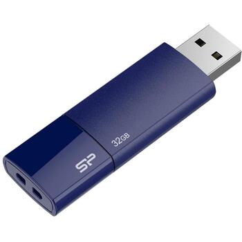 Silicon Power USB флеш-накопитель Ultima U05 SP032GBUF2U05V1D, 32GB, USB 2.0, Type-A, синий, матовая поверхность, LED индикатор (SP032GBUF2U05V1D)