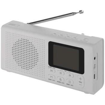 Emos Портативное радио E0091, DAB/DAB+/FM, 337г, 10м Bluetooth, 50мм динамик, 2,4 дюйма TFT экран, AA батареи (E0091)