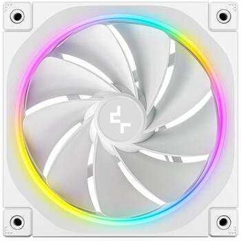 Deepcool Ventilators FL12R WH 3 IN 1 R-FL12R-WHAPN3-G, 120 mm, 55 cfm, 500-2150 RPM, 33.9 dB, PWM atbalsts, RGB LED (R-FL12R-WHAPN3-G)