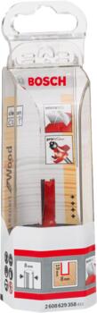 HM - grofes frēze 8/ D 8 mm, L 19 mm, Rokas frēzēm, malu frēzēm GROPJU FRĒZE EXPERT FOR WOOD, 2608629358, BOSCH (2608629358)