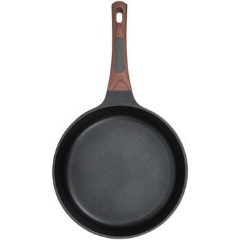 Resto cepamais pannas statīvs 93511 28 cm, 4 slāņu Pfluon, ergonomiska rokturis, indukcijas saderīgs, melns, koka krāsa (93511)
