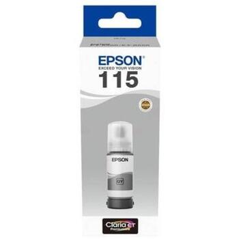 Epson Чернила бутылка C13T07D54A, 70мл, Серый, 1 упаковка, Совместимость с L8160, L8180 (C13T07D54A)