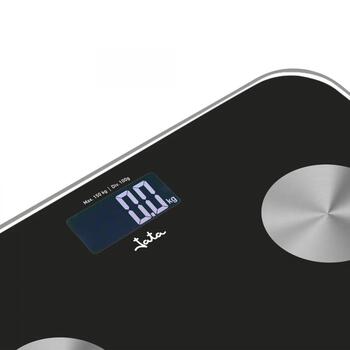 Jata Весы HBAS1155, 180кг, 0.1г, 15 пользователей, Bluetooth, 4 датчика, LCD, 5мм закаленное стекло (HBAS1155)