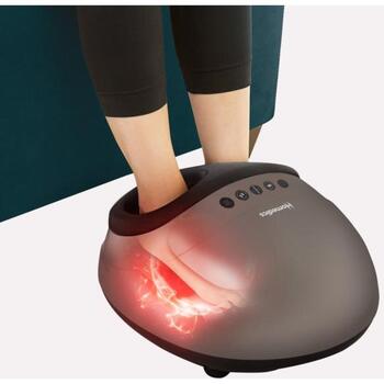 Homedics Массажер для ног FMS-350HGY-EU, серый/черный, 1 зона массажа, 3 режима, подогрев, автоотключение (FMS-350HGY-EU)