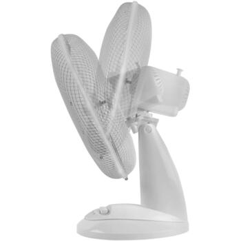 Eurom Вентилятор VT16-blanc 385441, 40см, 45Вт, 3 режима мощности, 145см сетевой кабель, осциллирующий, белый (385441)