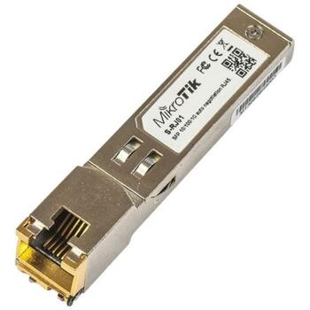MikroTik SFP модуль S-RJ01, 1 Гбит/с, 100 м, RJ-45, 0 до +85C (S-RJ01)