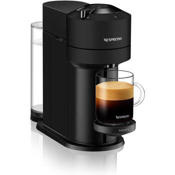 Krups Nespresso Vertuo Next кофемашина XN910N10, 1500W, 1,1л, 5 напитков, Bluetooth, Wi-Fi, автоматическое выбрасывание капсул (XN910N10)
