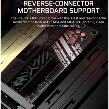 Corsair 3200D RS PC korpuss, Mid-Tower, melns, 7 sloti, 1x3.5