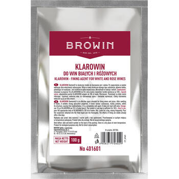 Browin винный осветлитель Klarowin 401601, 100 г, натриевая и калиевая бентонит (401601)