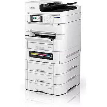 Epson Многофункциональный принтер WorkForce Pro EM-C8101RDWF, 4800 x 1200 DPI, 26 стр/мин, Wi-Fi, Белый (C11CL32401)