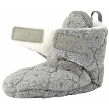Lodger Slipper Folklore Fleece тапочки SL 629_12-18, 12-18м, 100% полиэстер, серый, Velcro, нескользящая подошва (SL 629_12-18)