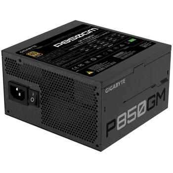 GIGABYTE Datora barošanas bloks MODELIS GP-P850GM, 850W, 100-240V, 50-60Hz, 80 PLUS Gold, pilnībā modulārs dizains (GP-P850GM)