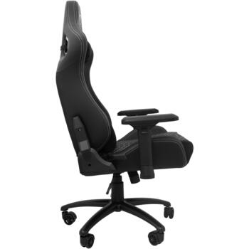 White Shark PHOENIX игровое кресло, черный, 63x76x134см, 20кг, 120кг, 4D подлокотники, металлический каркас, PU кожа (PHOENIX)