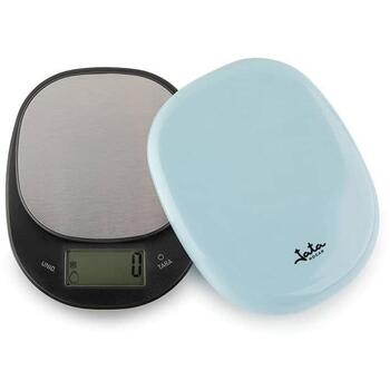 Jata Кухонные весы HBAL1202, 5кг, 1г, нержавеющая сталь, ЖК-дисплей, сенсорные кнопки, автоматическое отключение (HBAL1202)