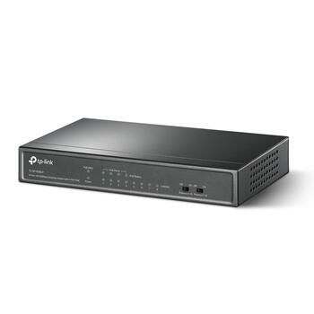 8-портовый настольный коммутатор 10/100Mbps с 4-портовым PoE, TP-Link, TL-SF1008LP, 8× 10/100 Mbps, 4× PoE, 41 W (TL-SF1008LP)