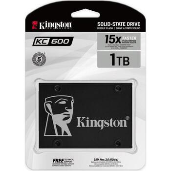 Kingston Твердотельный накопитель (SSD) SKC600/1024G, 1 TB, 2.5