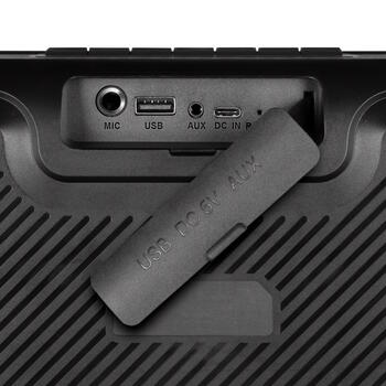 Портативная Bluetooth колонка мощностью 24 Вт с защитой от воды IPX5 TWS FM радио USB и динамической RGB подсветкой PS-360 Чёрный SV-021740 SVEN (SV-021740)