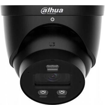 Dahua HDW3649H-ASPV0280BPRO-B 6 MP сетeвая outdoor eyeball-камера WizColor TiOC PRO фиксированный объектив 2.8 mm PoE IP67 IR 30 м WDR AI аналитика встроенный микрофон чёрный (HDW3649H-ASPV0280BPRO-B)