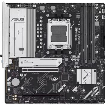 Asus pamatplate PRIME B850M-F WIFI, AM5, mATX, DDR5, 4x DDR5 5600MT/s, 3x M.2, 2x SATA 3, Wi-Fi 6, Bluetooth, 1G LAN (PRIME B850M-F WIFI)