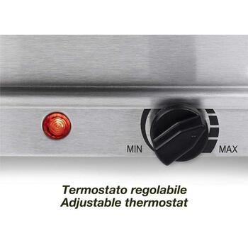 Beper Подогреватель пищи P101TEM002, 300 W, 2x2,4 л, 2x1,1 л, нержавеющая сталь, регулировка температуры (P101TEM002)