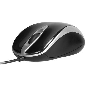 Tracer Мышь TRAMYS45923, 800 dpi, 3 кнопки, 1.8 м кабель, оптическая, черная, для офиса (TRAMYS45923)