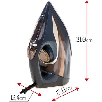 Camry Tvaika gludeklis CR 5036, 3400 W, 360 ml, 50 g/min, Keramiskā pamatne, Automātiskā izslēgšanās, Antivibrācijas funkcija (CR 5036)