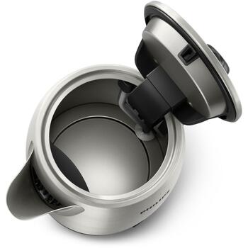 Philips Чайник HD9353/90 1.7L, 1900W, Нержавеющая сталь, Беспроводной, Индикаторный свет, Фильтр (HD9353/90)