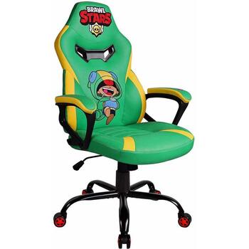 Subsonic Игровое кресло SA5573-BS1, 125–165см, 110кг, 3 класс, синтетическая кожа, металл, 5 колес, функция качания (SA5573-BS1)