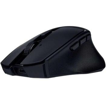 Razer ergonomiska bezvadu spēļu pele Basilisk Mobile RZ01-04310100-R3G1, 18000 DPI, 10 pogas, 76 g, RGB apgaismojums (RZ01-04310100-R3G1)