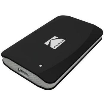 Kodak Портативный SSD X220 EKSSD1TX220K, 1TB, USB-C 3.1 Gen 2, 500 MB/s, ударопрочный, компактный (EKSSD1TX220K)
