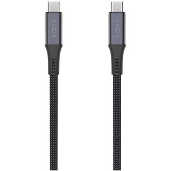 Fixed Braided Cable USB-C/USB-C, 2m, USB4 gen2 20Gbps, 4K 60Hz, 240W | FIXDBP-CC2-GR (FIXDBP-CC2-GR)