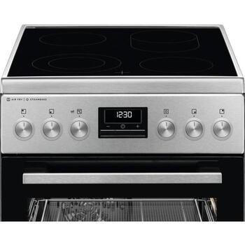 AEG керамическая плита CCB56490BM, 58л, 8605Вт, 230В, функция пара, AirFry, телескопические направляющие (CCB56490BM)
