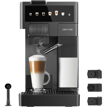 Cecotec Кофемашина FreeStyle Latte T A01_EU01_100007, 1350 W, 20 бар, 1.6 л резервуар для воды, автоматическая очистка (A01_EU01_100007)