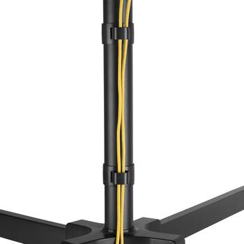 Sbox FS-224-2 mobilais grīdas statīvs, 32-55 collas, VESA 100x100-400x400, 35kg, 1030-1430mm, +5°/-12°, melns (FS-224-2)