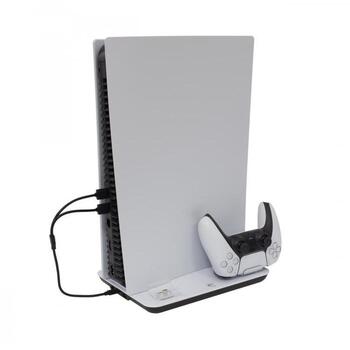White Shark Игровая консоль подставка GUARD, USB Type C, 2xUSB 600mA, 3 LED вентилятора, кнопка питания (GUARD)