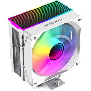 Gamemax procesora gaisa dzesētājs SIGMA550 INFINITY WH, 700g, 58.96cfm, 5 siltuma caurules, 220W TDP, 800-1800rpm (SIGMA550 INFINITY WH)