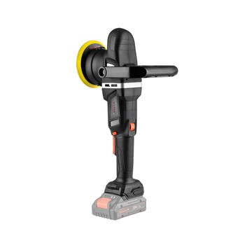 Dnipro-M DPE-200BC akumulatora ekscentriskā pulēšanas mašīna auto un virsmu pulēšanai 20V bezsuku 125mm 15mm 0-5500apgr./min (48373000)