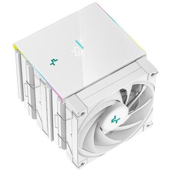 Deepcool procesora dzesētājs AK620 DIGITAL WH R-AK620-WHADMN-G, 68.99 cfm, 2 ventilatori, PWM atbalsts, 6 siltuma caurules (R-AK620-WHADMN-G)