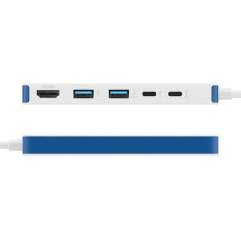 Hyper HyperDrive Flex 5 портов USB-C хаб HD4101BUGL, 1x HDMI, 2x USB-A, 1x USB-C (HD4101BUGL)