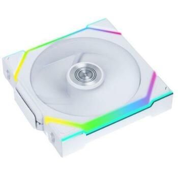 Lian Li Datora ventilators UNI FAN SL Wireless 120 G99.12SL1W3W.00, 120mm, 2000RPM, 3 ventilatori, 64.05cfm, 2.44mmH2O, FDB, balts (G99.12SL1W3W.00)