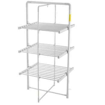 Super praktisks un ekonomisks salokāms elektriskais veļas un dvieļu žāvētājs 300W 143,5×73×68 cm Balts AD7829 Adler (AD 7829)