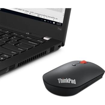 Lenovo ThinkPad optiskā pele MODELIS 4Y50X88823, Bluetooth 5.0, 3 pogas, 2400 dpi, klusa, ambidextriska dizaina (4Y50X88823)