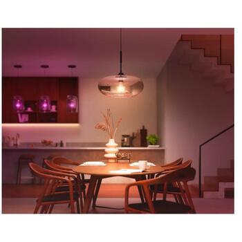 Philips Hue WCA 810 A60 E27 4P EU, светодиодная лампа, E27, 6 Вт, 810 лм, 25000 ч, 220-240 В, Bluetooth и Zigbee, 4 шт. (8720169364486)