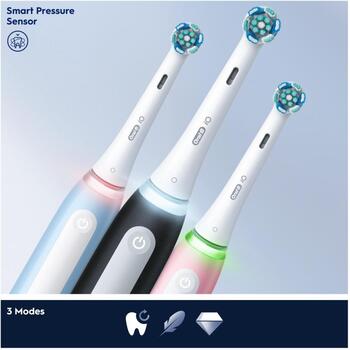 Braun Elektriskā zobu birste Oral-B iO Series 3 8006540731222, rozā krās., 1 galviņa, 3 režīmi, akumulators, uzlādes statīvs (8006540731222)