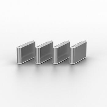 Lindy USB Type C блокиратор порта 40427, 4 шт., белый (40427)
