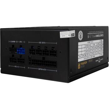 White Shark Barošanas bloks ADMIRAL, 850 W, ATX, 80 Plus Gold, 2x6+2 Pin, 6 SATA, 3 Molex, hidrauliskais ventilators (ADMIRAL)